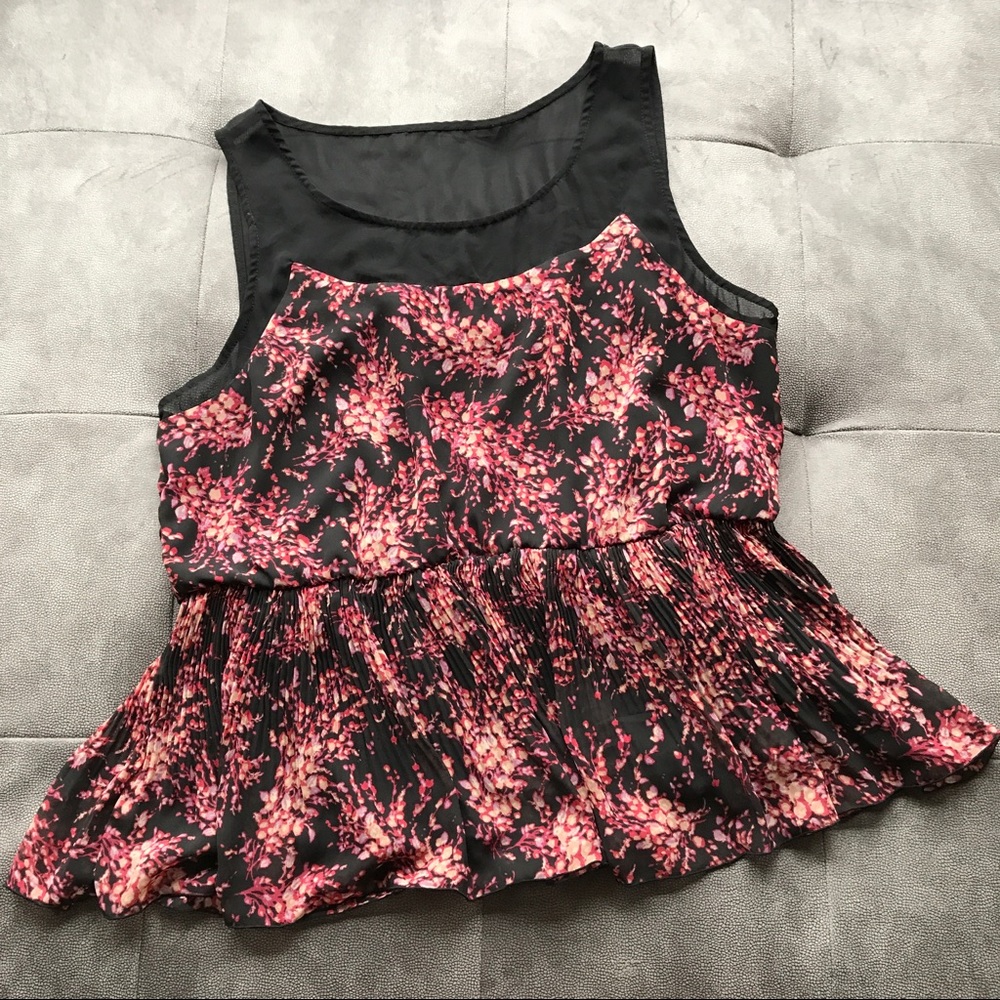 LC Lauren Conrad peplum tank